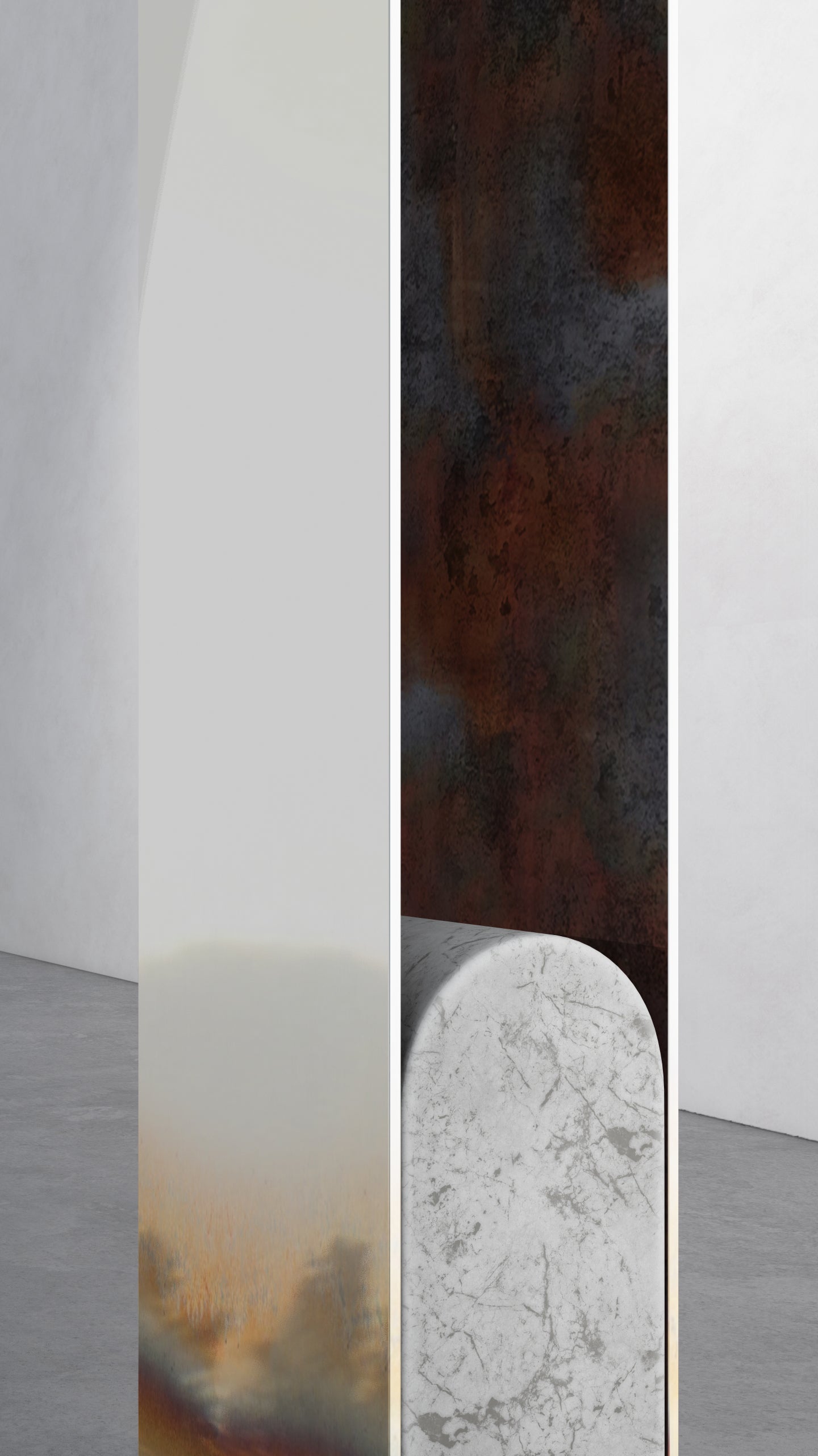 Iris Floor Mirror