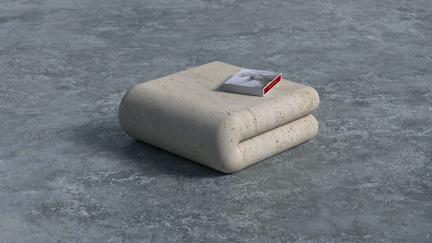 Chubby Coffee Table (Travertin)