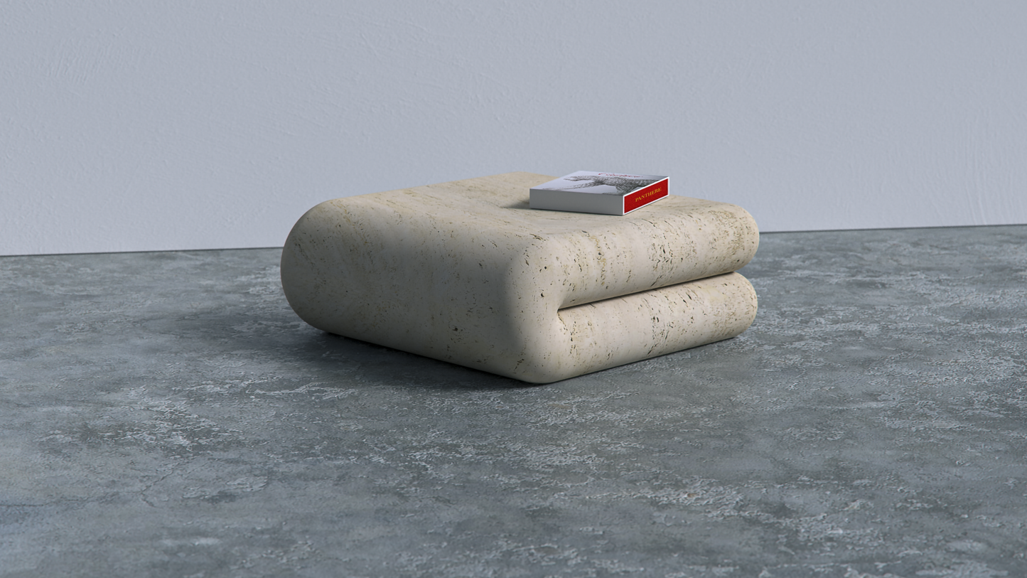 Chubby Coffee Table (Travertin)