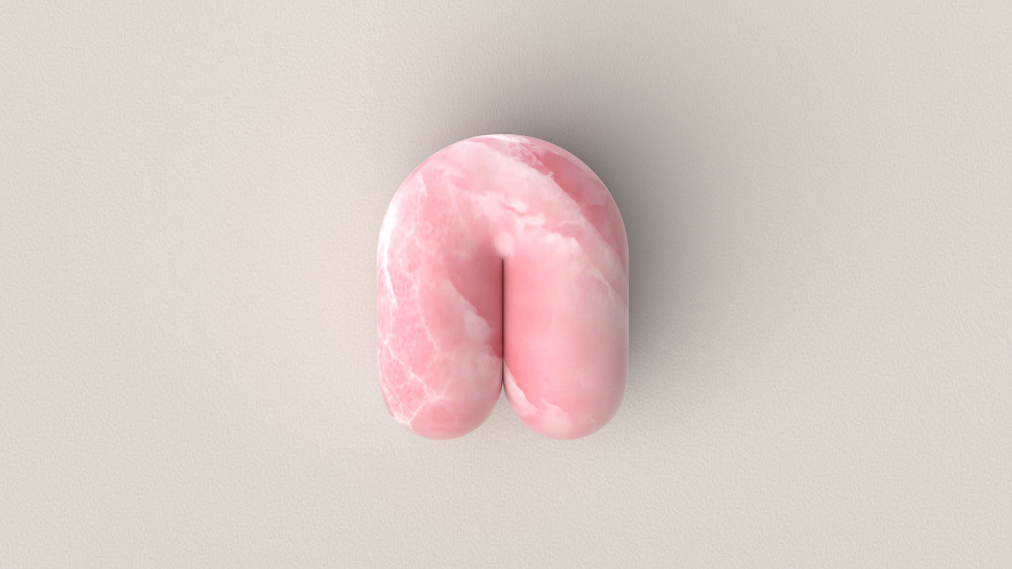 Octane Side Table - Pink Onyx