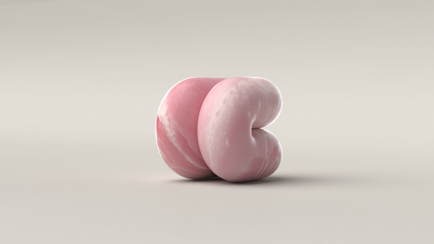 Octane Side Table - Pink Onyx