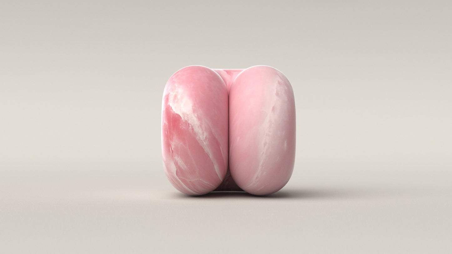 Octane Side Table - Pink Onyx
