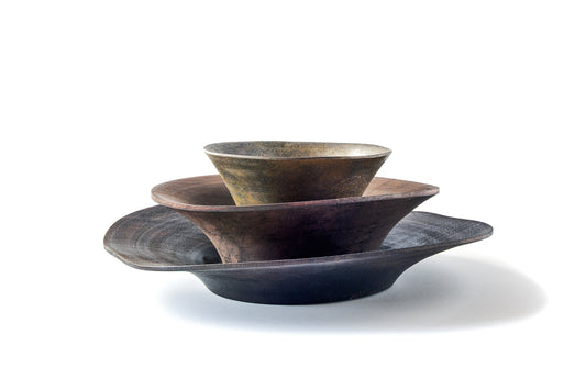 Coral Wooden Bowl Set