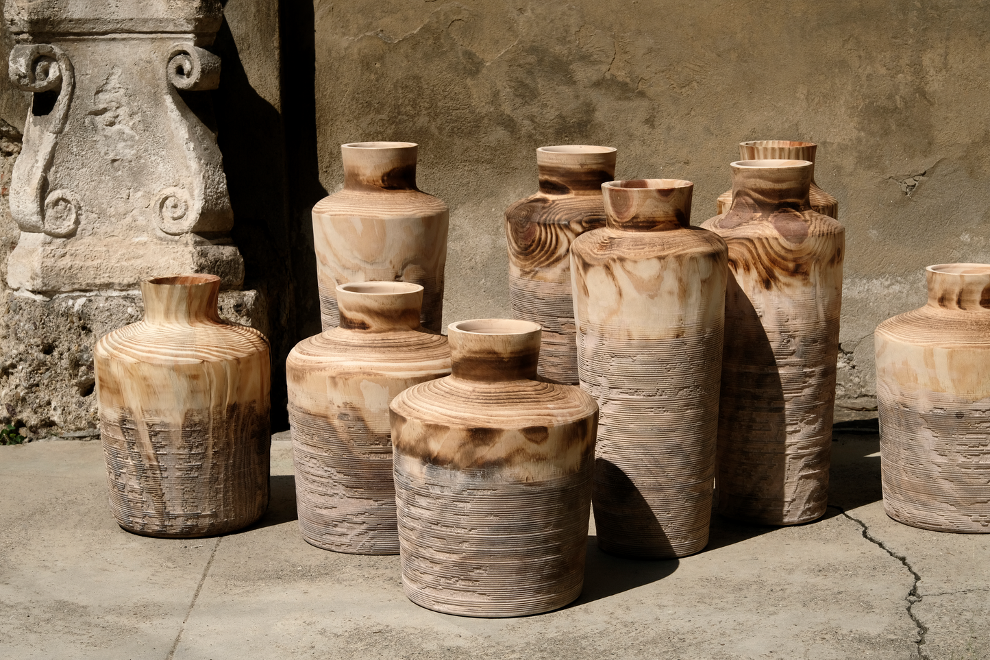 Alberi Wooden Vase