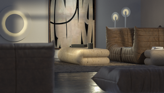 Chubby Coffee Table (Travertin)