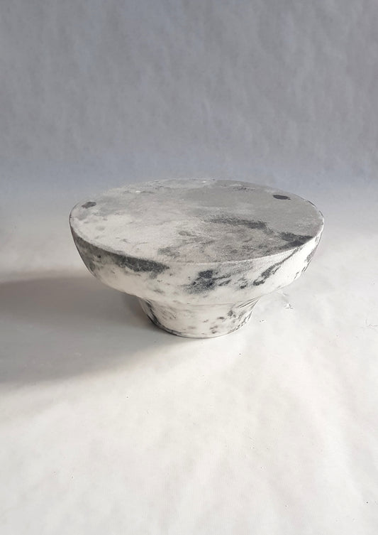 Marbled Salt Meditation Stool