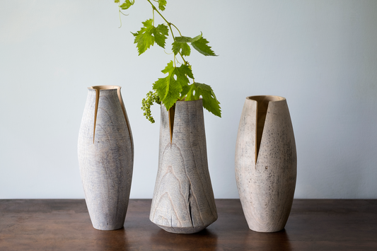 Tomahawk Wooden Vase A